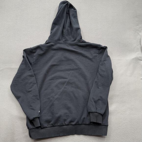 Lucky Charm Hoodie Mens Extra Large Black Graphic Pullover Bunny Kangaroo Pocket - Picture 2 of 10